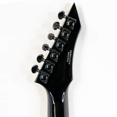 2009 B.C. Rich Warlock NJ DLX Gloss Black w/ Neck Thru Construction, EMG 81/85 Active Humbuckers, Original Gigbag image 13