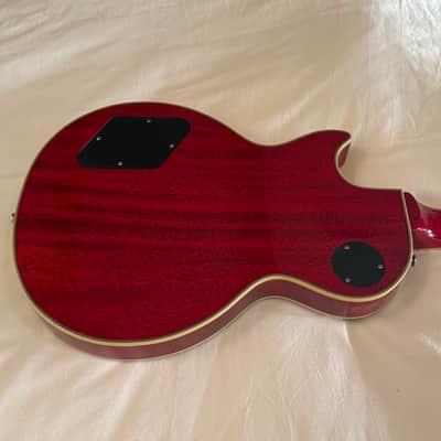 Vintage 2001 Epiphone (Gibson) Les Paul Custom Plus - Heritage Cherry Sunburst - Flame Top - Made in Korea (MIK) - Free Pro Setup image 8