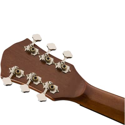 Fender FA-345CE Auditorium Cutaway Acoustic Guitar, with 2-Year Warranty, 3-Color Tea Burst image 7
