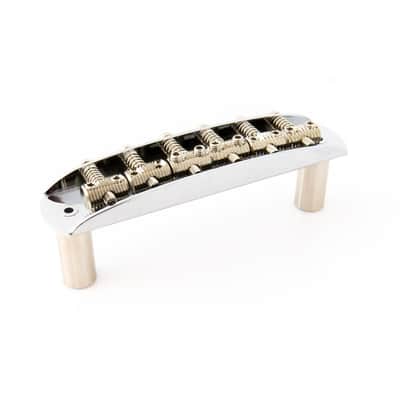 Hosco Jaguar/Jazzmaster/Mustang Compatible Bridge - Threaded Saddles image 3