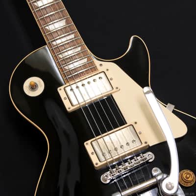 Gibson Custom Shop 1957 Les Paul Standard Reissue Ebony VOS w/Bigsby image 5