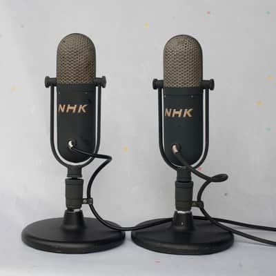 Aiwa RV-1A NHK Ribbon Mics Pair Aiwa RV-1A 1950's~1960's image 6
