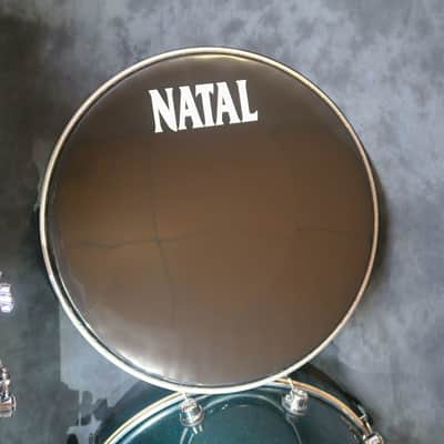 Natal Cafe Racer Poplar Green Sparkle Ex Puddle of Mudd 6 Piece Drum Kit + Hardware image 23