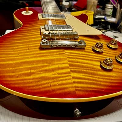 Gibson Custom Shop Historic Collection '59 Les Paul Standard Flametop Reissue 2002 - Heritage Cherry Sunburst image 23