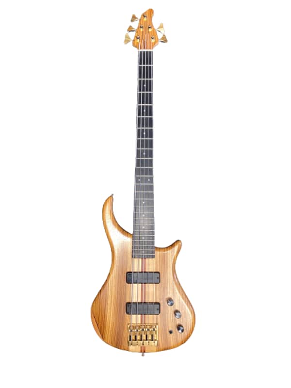Padulla 5 String Thunder Bass Guitar 1990's Multi-wood image 1