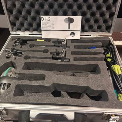 AKG Drum Set II Microphone Package - Austrian Made - D112, 3x C518, 4x MPA VL Cables & Hard Flight Case image 2