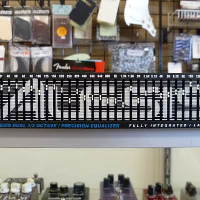 Alesis M-EQ 230 Dual 1/3 Octave Precision Equalizer with power supply. image 2
