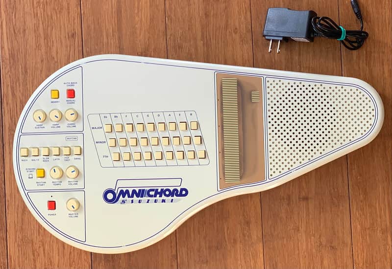 Suzuki OM-27 Omnichord w/ Power Cable 1981 image 1