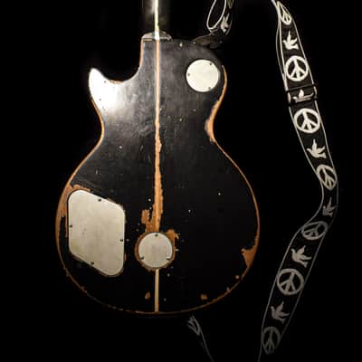 Dax&Co. Heavy Aged Neil Young "Old Black" style Gibson Les Paul Guitar Relic W/ Case! image 2