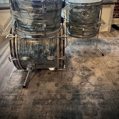 Ludwig  Vintage 60s Keystone Early 60s - Sky Blue Pearl image 8