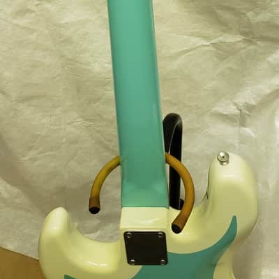 Warmoth Jazz Bass -- Surf Green and Cream image 5