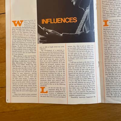 vintage 1968 Gibson Gazette catalog periodical Volume 8 No 2 Les Paul model reintroduction Barney Kessel artists gallery Larry Coryell paper case candy image 3