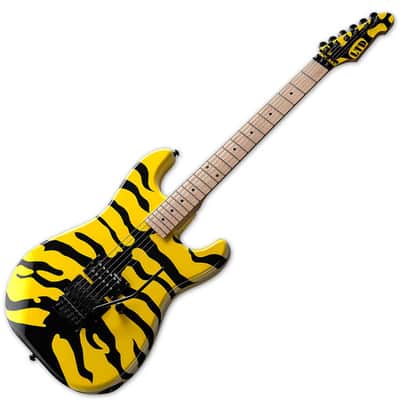 ESP LTD GL-200MT George Lynch Signature Electric Guitar - Yellow Tiger image 3