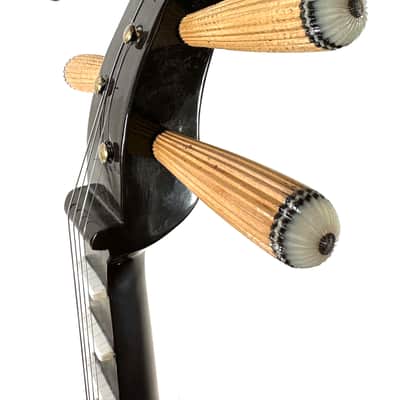 Awesomesauce electrified Yueqin electric noise instrument The Electric Moon Lute 2025 - Wood image 5