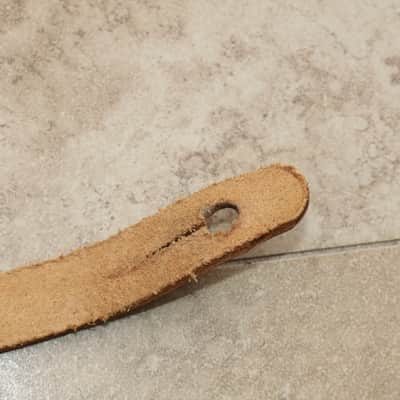 Vintage Leather Strap Circa 1960's - Black image 14
