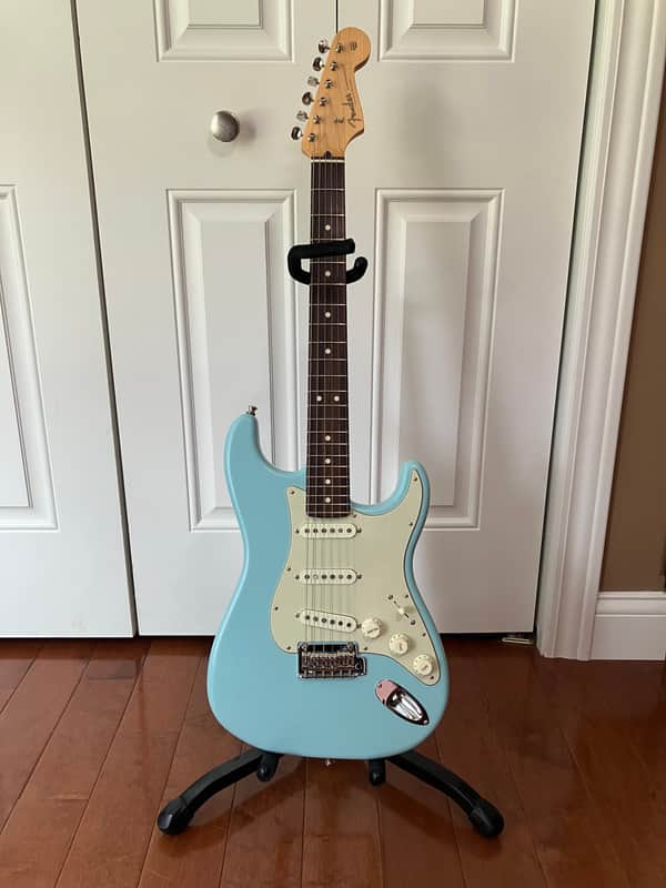Fender Junior Collection Stratocaster 2022-2023 - Satin Daphne Blue image 1