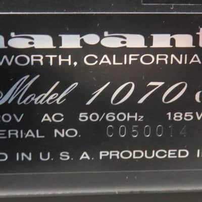 MARANTZ 1070 INTEGRATED AMPLIFIER FULLY SERVICED RECAPPED EXCELLENT CONDITION image 11