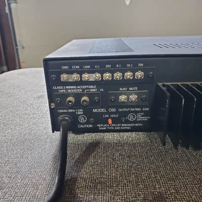 Bogen Classic Series C60 PA 60W Amplifier Mixer image 4