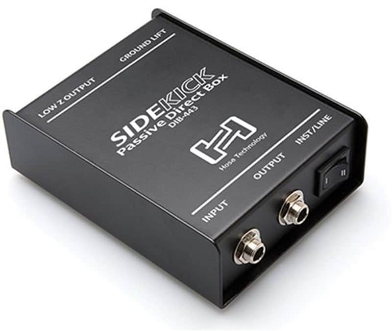 Hosa DIB443 SidekickPassive DI Box 1/4T S to XLR3M image 1