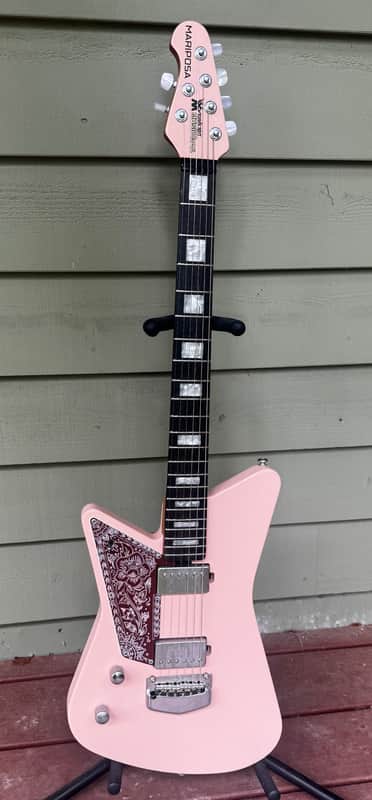 Ernie Ball Music Man Mariposa 2021 - Pueblo Pink Left-Handed image 1
