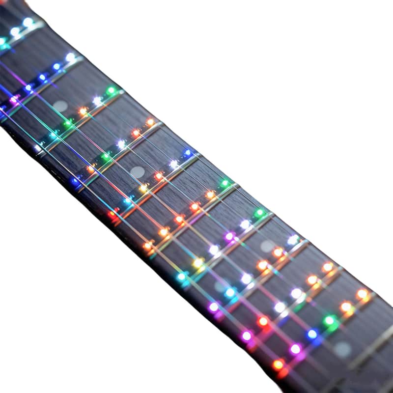 25.5" Smart Guitar Fretboard LED Strip Light SCT-86 for Party/Christmas/Festival/Performance/Live Streaming 6 Stage Lighting Mode &12 Scale Learning Guitar Mode image 1