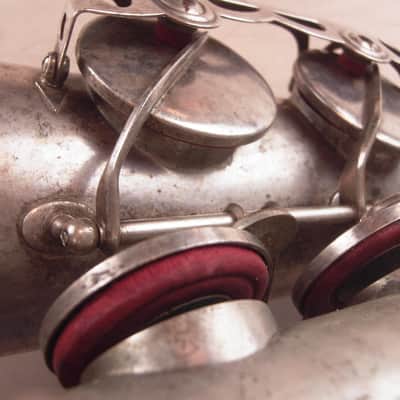 Tenorsaxophon Amati  classic deluxe 60er - silber mit Mundstück & Ersatzteilen image 12