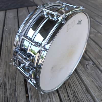 Pearl SS1455S SensiTone 14x5.5" Steel Snare Drum 2010s - Chrome Over Steel image 3