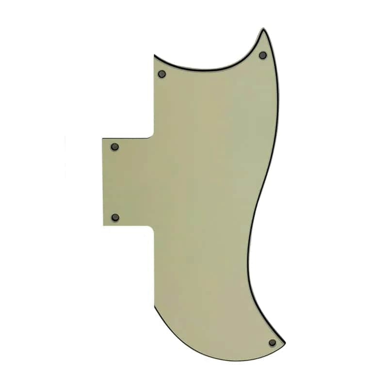 Gibson SG 61' Reissue Half Face Pickguard - 3-Ply Mint Green image 1