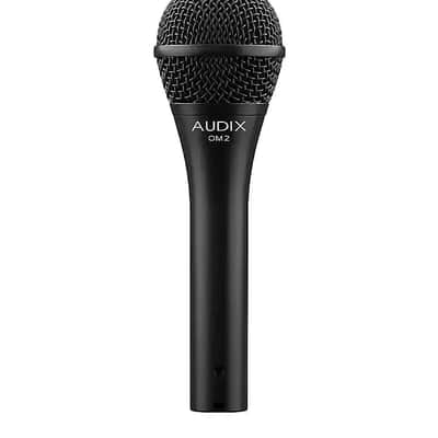 New Old Stock Audix OM2 Handheld Hypercardioid Dynamic Microphone 2010s - Black image 1