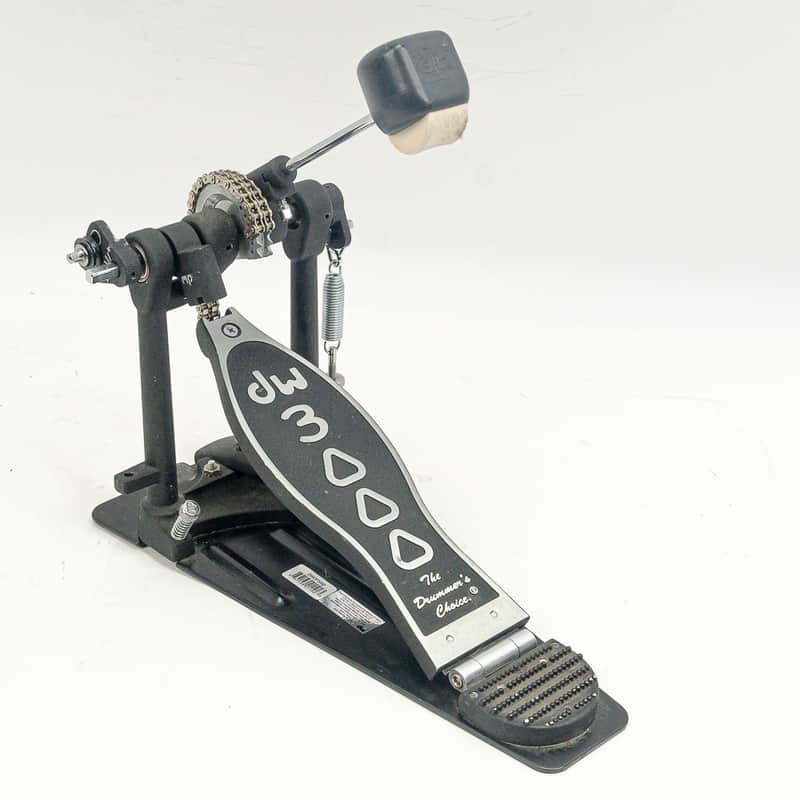 DW 3000 Series Double Bass Drum Pedal – DWCP3002 – Dual Chain Drive image 1