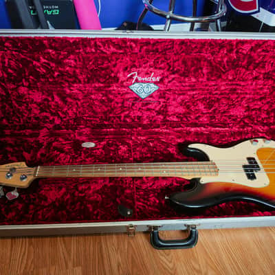 Fender 60th Anniversary American Precision Bass 2006 - 3-Color Sunburst image 1