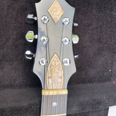 Zemaitis Greco Disc Front GZ-3200DF Ronnie Wood 2006 - Black image 4