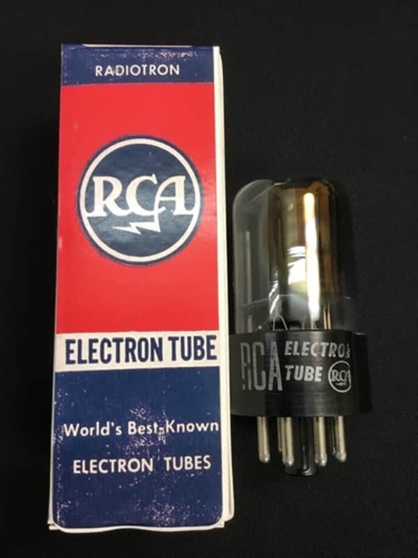 RCA 6SN7GTB Black Plates [] Getter AUDIO Guitar Amp VACUUM TUBE Tested 2.1462-D image 1