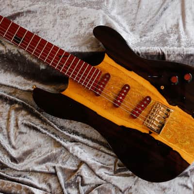 Build to order GB Liuteria Boutique Petra 6 string fiber optic lights edition image 20