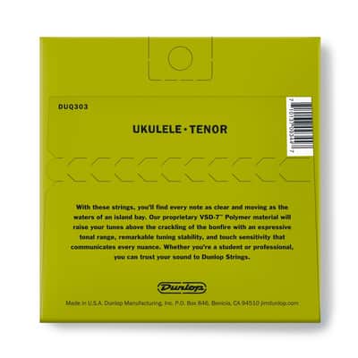 Dunlop Duq303 Corde Per Ukulele Tenore Pro 4/Set image 2