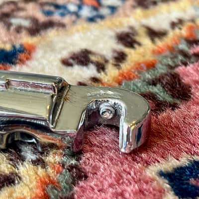1960's Chrome Gibson Wraparound Bridge Les Paul Junior SG TPBR 8513 12809 Lightning Bar image 4