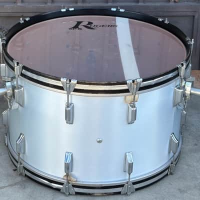 Vintage Rogers XP-8 Big R 24" Bass Kick Silver Mist Maple Shell for Drum Set image 11