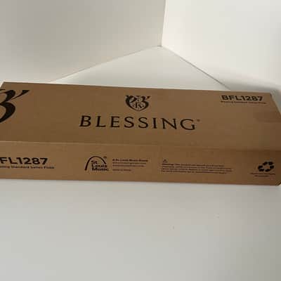 BLESSING FLUTE BFL1287 C FOOT CLOSED HOLE SILVER PLATE OUTFIT FLUTE image 12