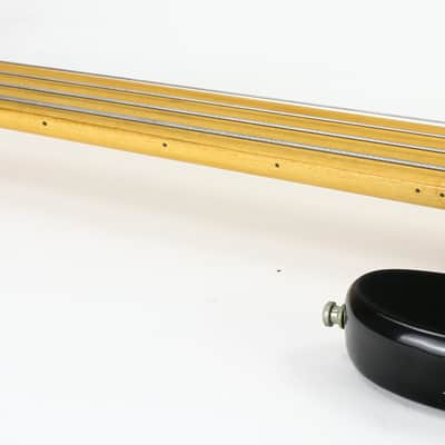 1976 Fender Precision Bass Fretless Maple Neck | Black Finish, Original Case image 14