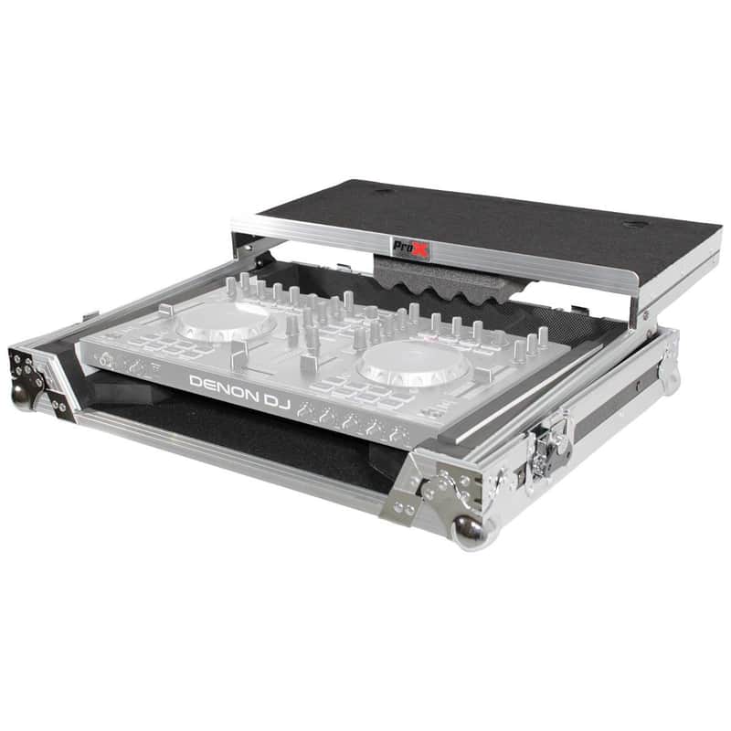 ProX XS-UXLT-MK2 Universal Medium DJ Controller Flight Case w Laptop Shelf image 1
