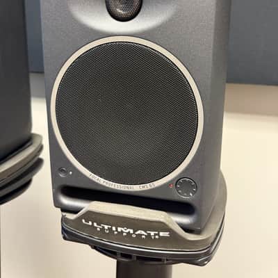 Focal CMS65 6.5" Powered Monitor (Pair) 2010s - With Ultimate Support Stands image 2