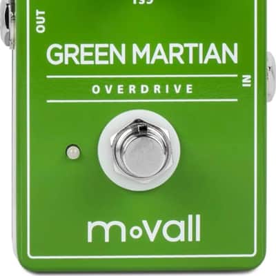 moVall MP105 Green Martian Overdrive Guitar Effect Pedal Because Tone Matters By CalineMoVall MP105 2025 - Green image 1