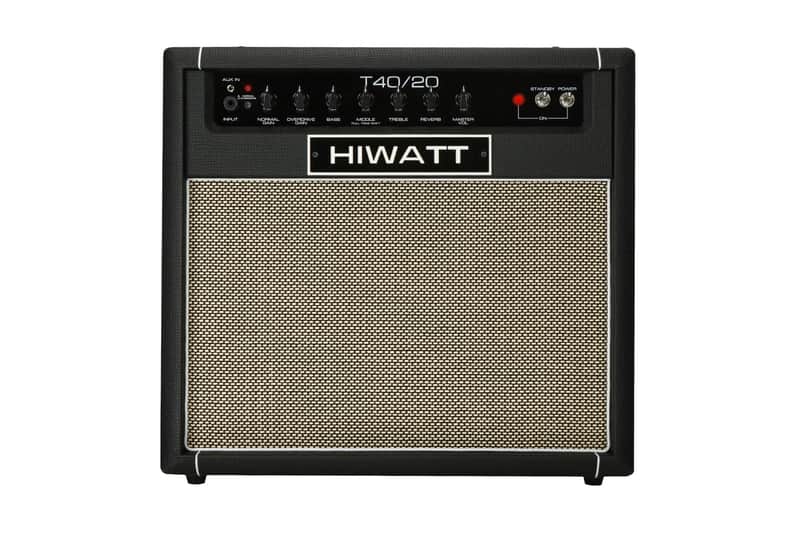 Hiwatt TB40/20 1x12 Combo, 40/20W 2-Channel Guitar Amplifier with Spring Reverb, 23.43x25.39x13.39 Inches image 1
