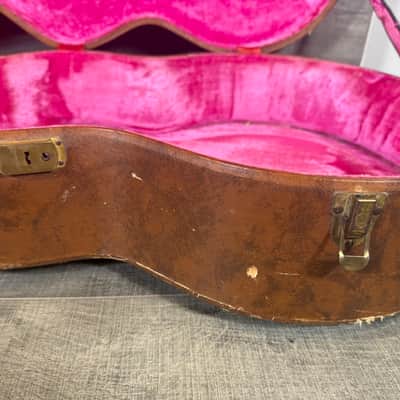 Gibson Stone Brown Case for ES-175, ES-125, & 16" Models- 1950s Era image 11