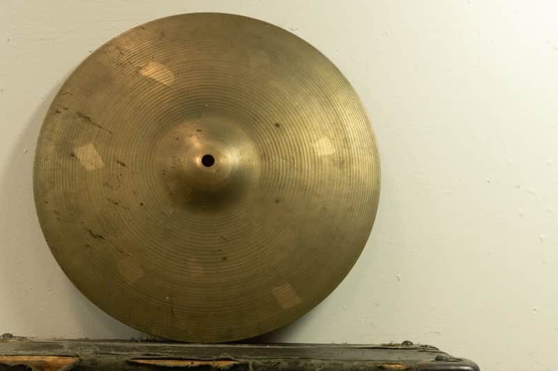 1960s Zildjian 14" New Beat Bottom Hi Hat Cymbal 1291g image 1