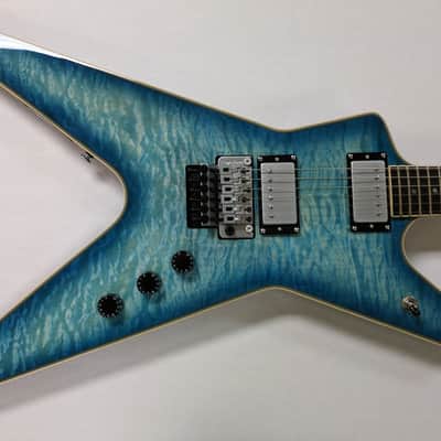 Dean ML 40th Anniversary #1 of 40 Floyd Rose Trem  2017 Faded Denim Guitar image 1
