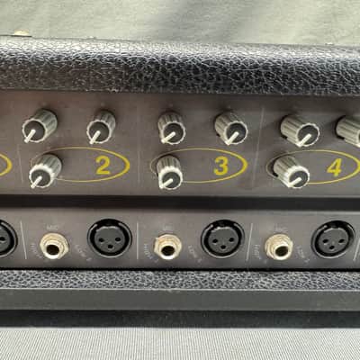 Vintage Fender Squire 4 Type PR345 Channel Powered Mixer Amplifier Amp Efx Foot Switch image 3