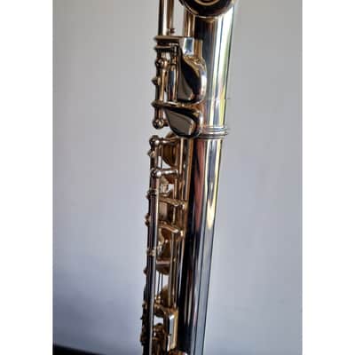 Yamaha YFL-381 - Wind Instrument - Silver - Very Good w/ Hard Case & Cleaning rod image 4