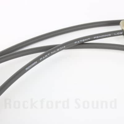 Mogami W2314 Low Profile Patch Cable, 30 foot, Straight to Straight, Black image 3