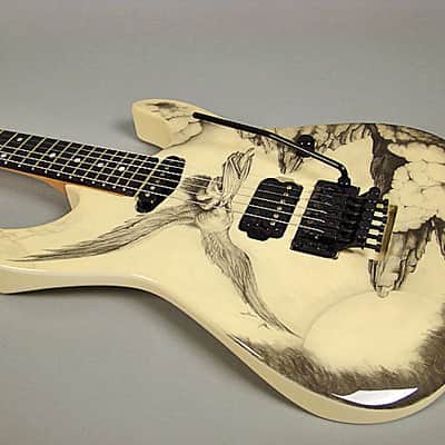 ESP Lynch Screaming Eagle 90s White/ Graphics image 6